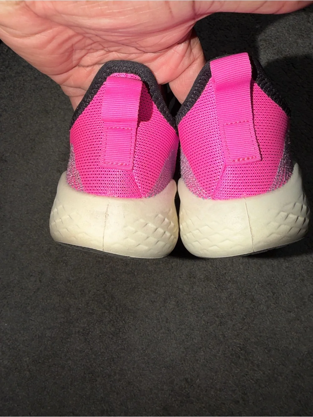 adidas Women's Knit Training Shoes in Black and Pink